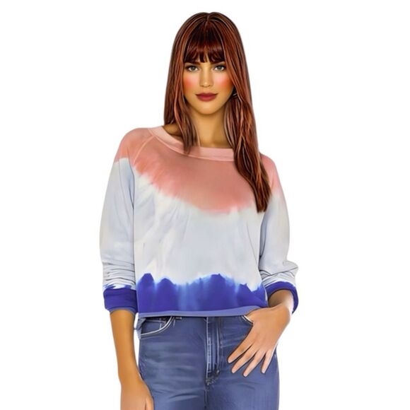 NWT Wildfox Monte Crop Sweatshirt - Picture 1 of 16